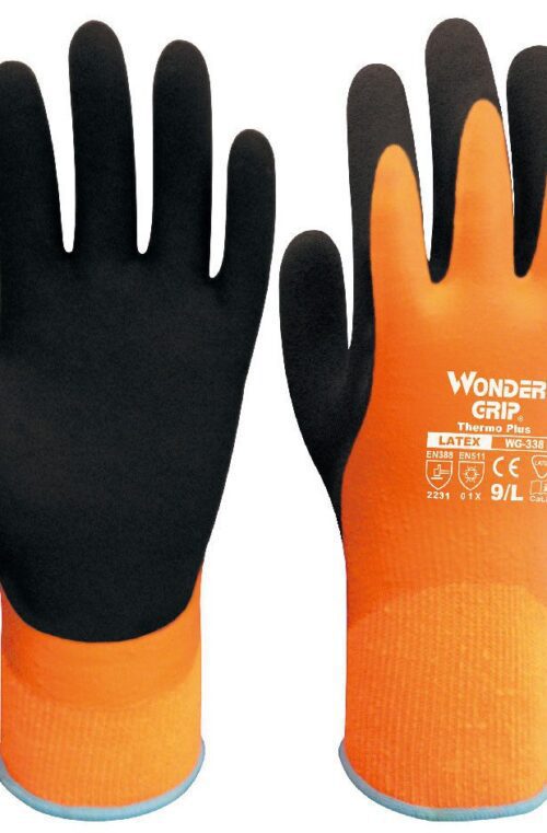 WONDER GRIP THERMO PLUS WG-338 védőkesztyű fluonarancs
